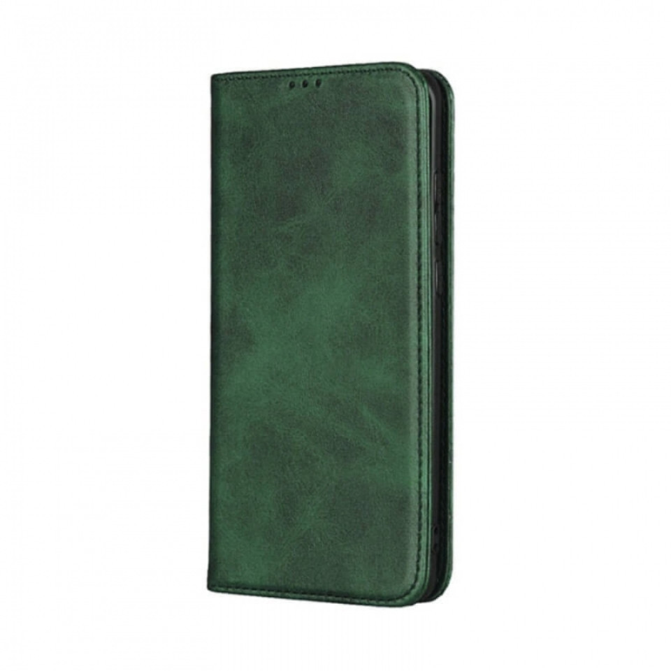 Чохол-книжка Xiaomi Redmi Note 15 4G 5G Шкіряний (зелений) Одеса - фото 1