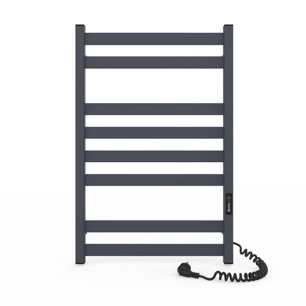 Электрический полотенцесушитель Laris Зебра Кватро ЧК (ГМ) 8 500х800 Э правое подкл. R3, графит Киев - изображение 2