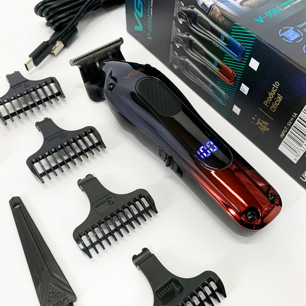 Професійна машинка для стрижки волосся в салон VGR V-998, Машинка для стрижки волосся і гоління JW-54 Івано-Франківськ - фото 1