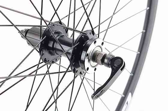 Колесо 29" заднє V/Disk-brake, обід "крапля" та втулка 14Gx36H алюмінієві SHUNFENG, під касету 8-9зв, кріпл. ексцентрик, "GRAVITY& Бершадь
