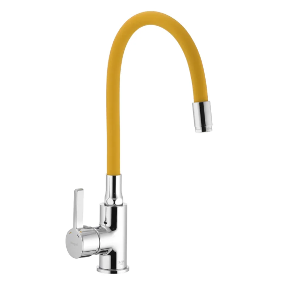 Кухонний змішувач з гнучким силіконовим виливом Ibergrif M22112-4 (IB0070) Харків