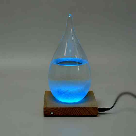 Барометры Штормгласс БОЛЬШАЯ Капля с LED подсветкой Storm glass Кременчуг