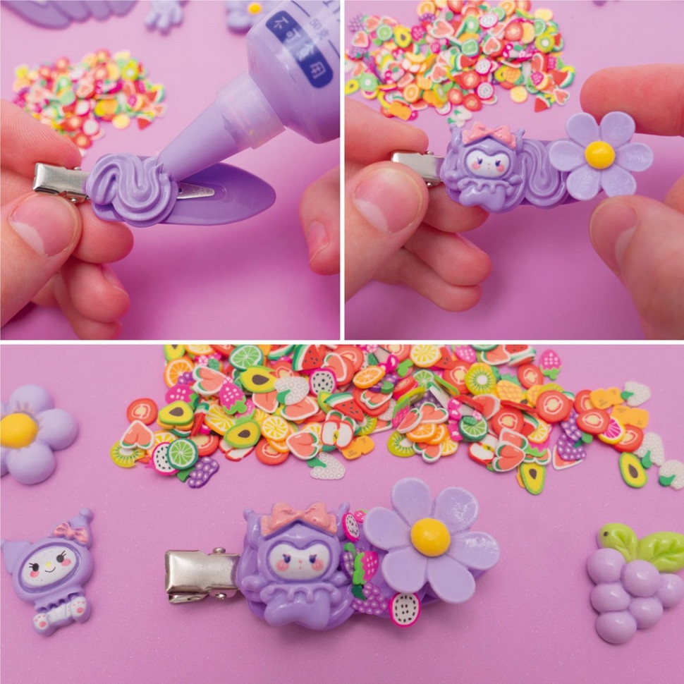 Дитячий набір для творчості "Заколки своїми руками" VT4600-01 фіолетовий Вінниця - фото 3