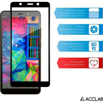 Скло захисне ACCLAB Full Glue Tecno Pop 3 (1283126518362) Вінниця