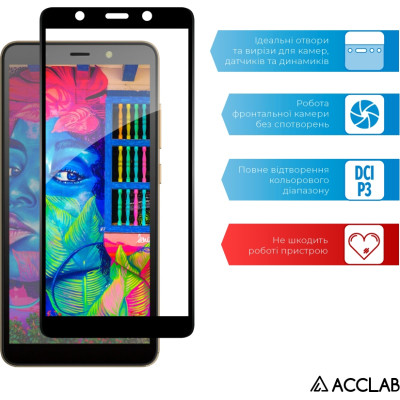 Скло захисне ACCLAB Full Glue Tecno Pop 3 (1283126518362) Вінниця - фото 5