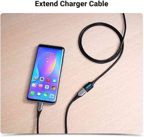 Кабель Vention USB 3.0 A Male to A Female Extension Cable 3M black PVC Type (CBHBI) Киев