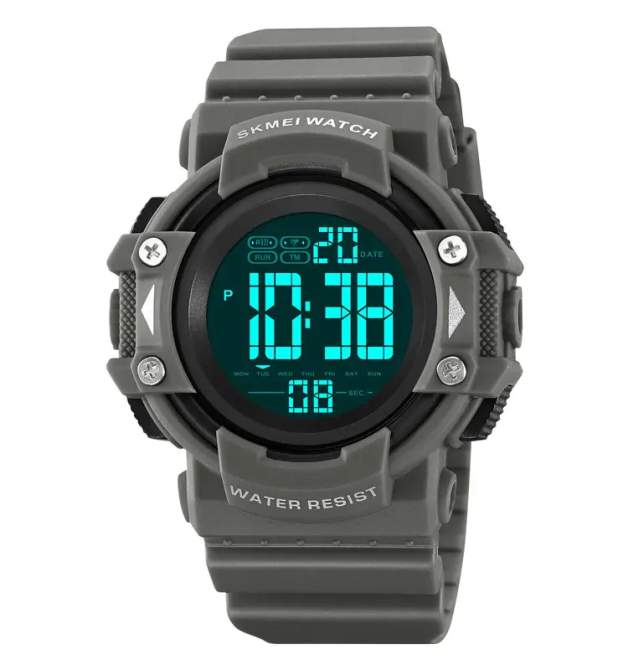 Часы мужские спортивные наручные Skmei 2195 (Серый) Винница - изображение 3
