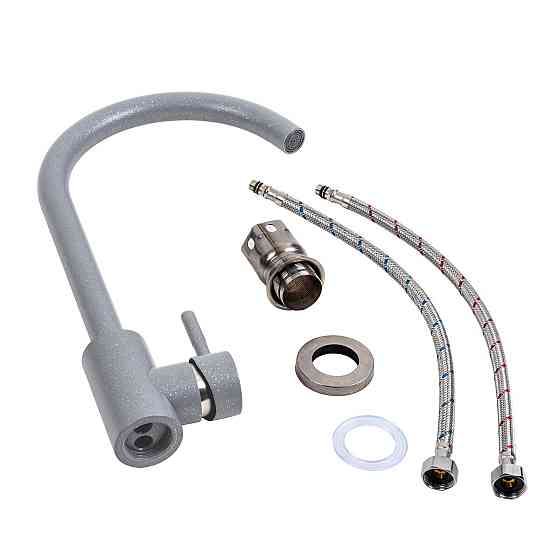 Змішувач кухонний VALESO 56 B NESP (3008 А) сірий металік Коломыя