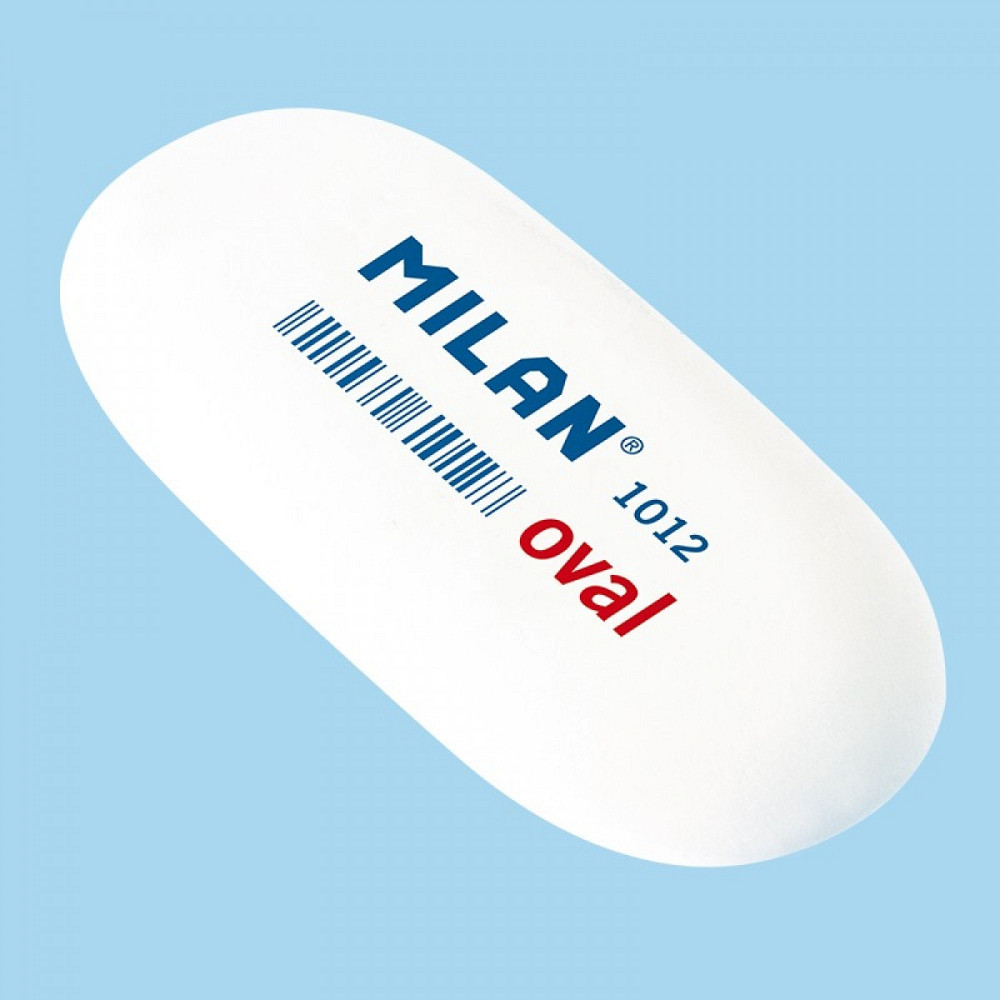 Гумка "Milan" CMM1012 біла "OVAL" 6,2*2,8*1,2см, шт Київ - фото 1