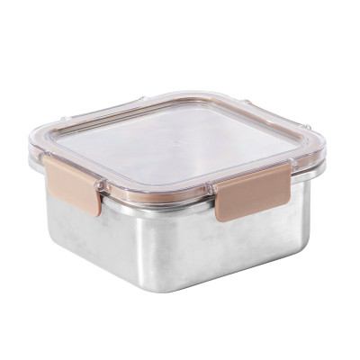 Пищевой контейнер Ringel Meyer квадратний нержавіюча сталь 1000 мл (RG-9101/1000) Винница - изображение 1