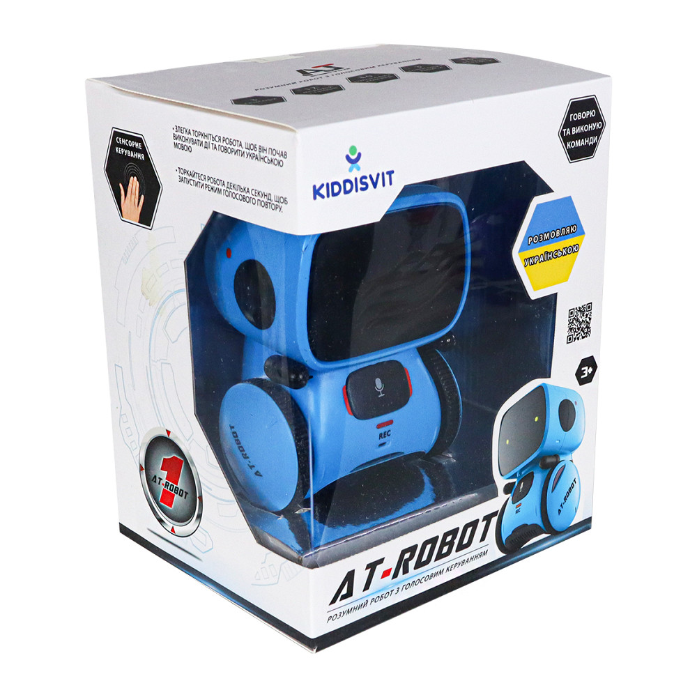 Інтеракт. робот з голосовим керуванням - AT-Rоbot (синій., укр.) Дніпро - фото 3