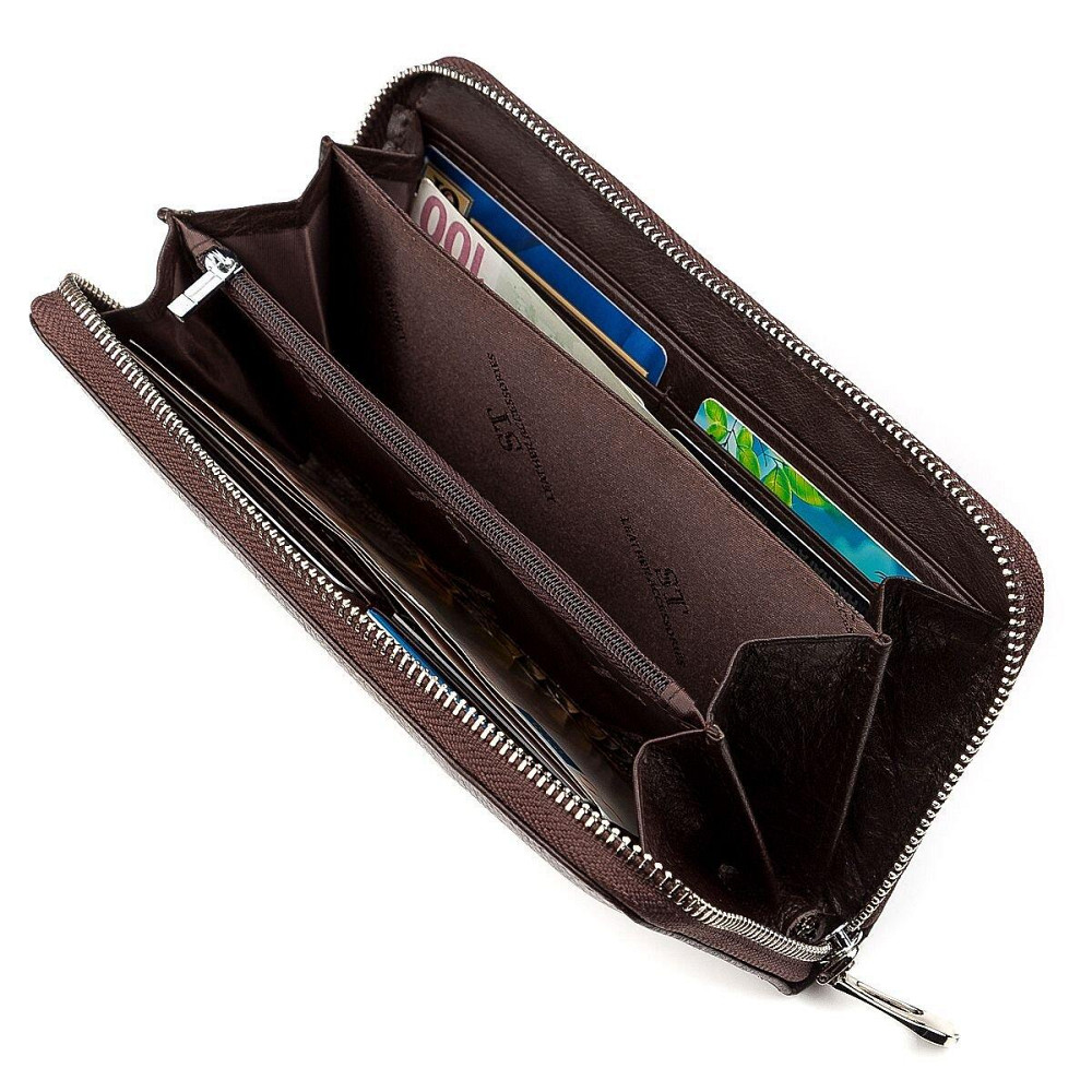 Кошелек женский ST Leather 18418 (ST45-2) кожа Коричневый Киев - изображение 4