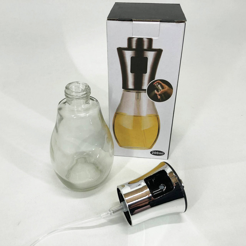 Розпилювач-дозатор для олії та оцту Benson Big 200 мл скляний флакон з дрібним розпилом Київ - фото 3