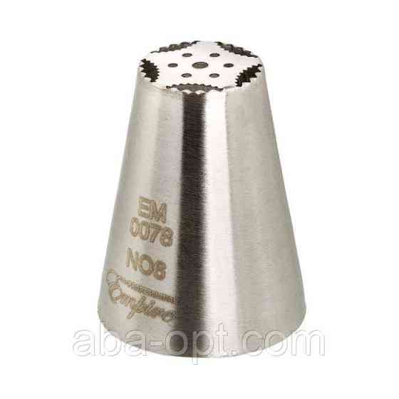 Насадка кондитерська нержавіюча "Тюльпан оксамитовий" H 4 см (шт) Одеса