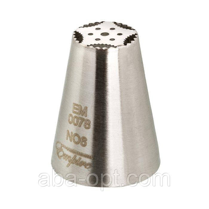 Насадка кондитерська нержавіюча "Тюльпан оксамитовий" H 4 см (шт) Одеса - фото 1