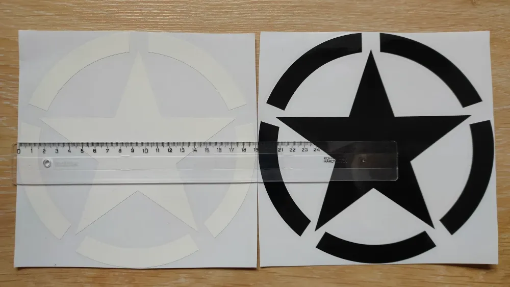 Наклейка на авто Звезда Большая Киев - изображение 2