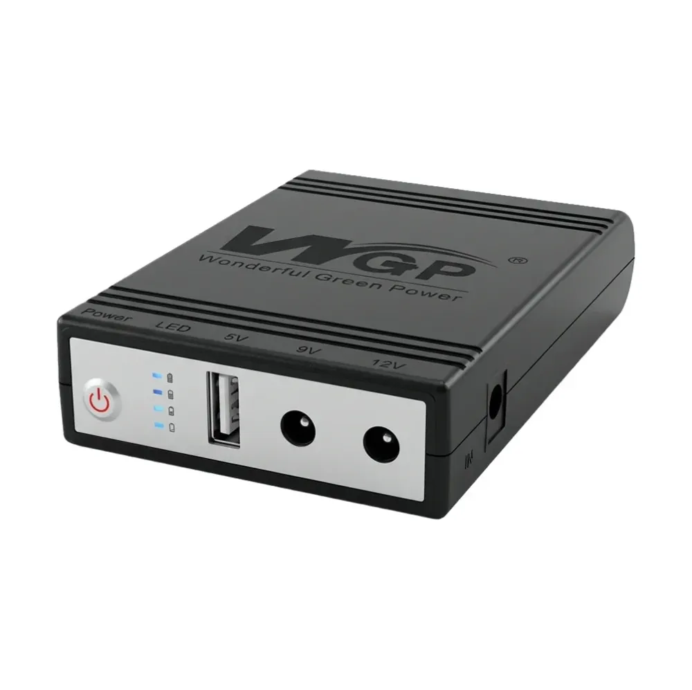 Джерело безперебійного живлення Mini UPS WGP UPS1032 10400mAh 5V/9V/12V, Li-ion 4*2.6Ah, для роутера та оптичного терміналу Київ - фото 4