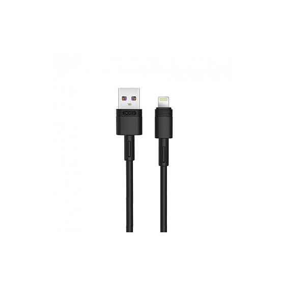Кабель USB XO NB-Q166 5A USB - Lightning 1М, провод для зарядки телефона Черный Каменец-Подольский