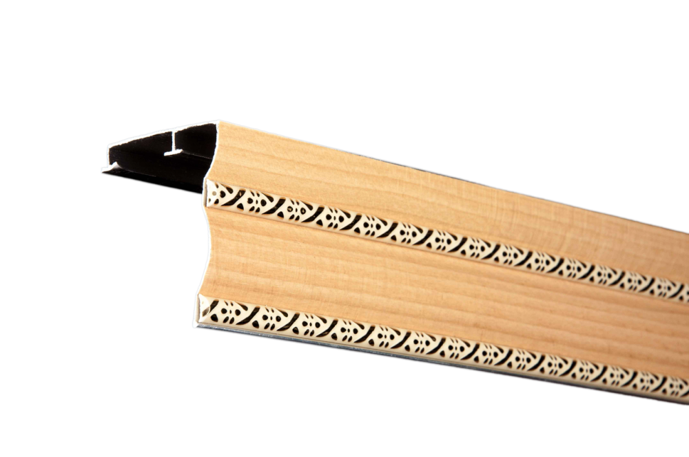 Алюмінієвий карниз для штор БР-11 дворядний Бук 1.75 Бровари - фото 1