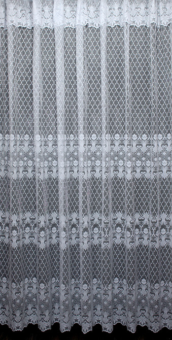 Тюль жаккард с галстуком, 