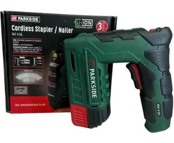 Аккумуляторный Степлер с 2500 скобами Parkside (PAT 4 D6) Аккумулятор 2000 mAh Нововолынск