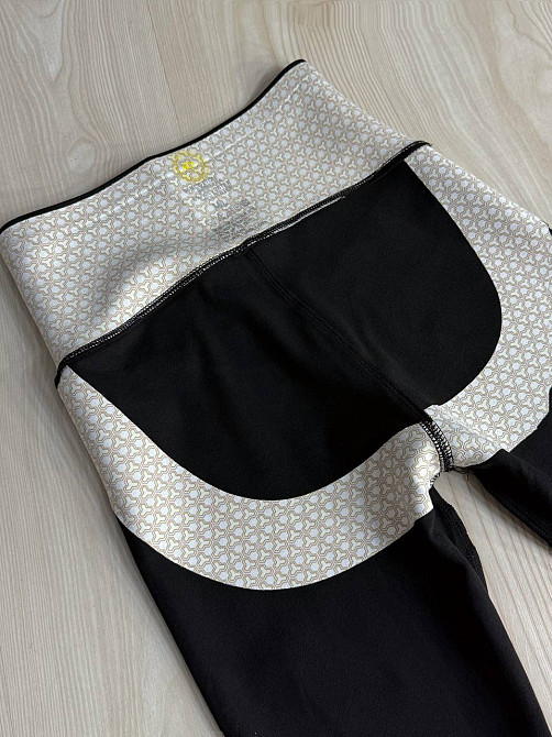 Лосины женские Black Cyclone 312 утепленные с утягивающим поясом и пуш-ап черные, черный, 2XL Киев - изображение 19