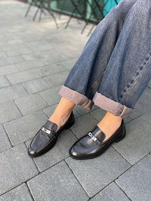 VIFEST Туфлі жіночі VIFEST 255 коричневі (весна-осінь, шкіра (анаконда) натуральна) (5912) Коломия - фото 9