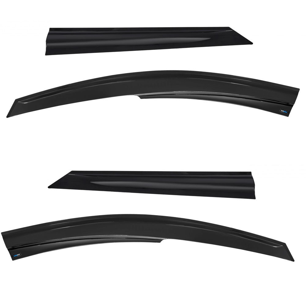 Дефлектори вікон (вітровики) Renault Logan 2005-2012, 4шт, SunPlex, седан, на скотчі Вінниця - фото 2