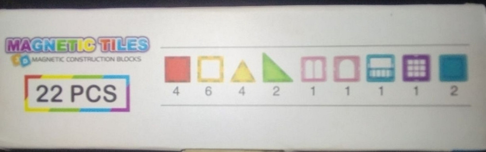 Магнітний конструктор (Magnetic tiles) Київ - фото 1