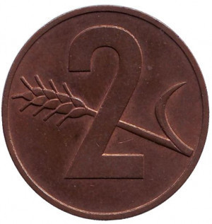 Монета 2 раппена. 1969,53,67 год, Швейцария. Полтава - изображение 1