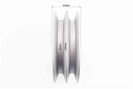 Шків D-125mm під шліц Z-19 (два пази під ремінь SPB) Киев