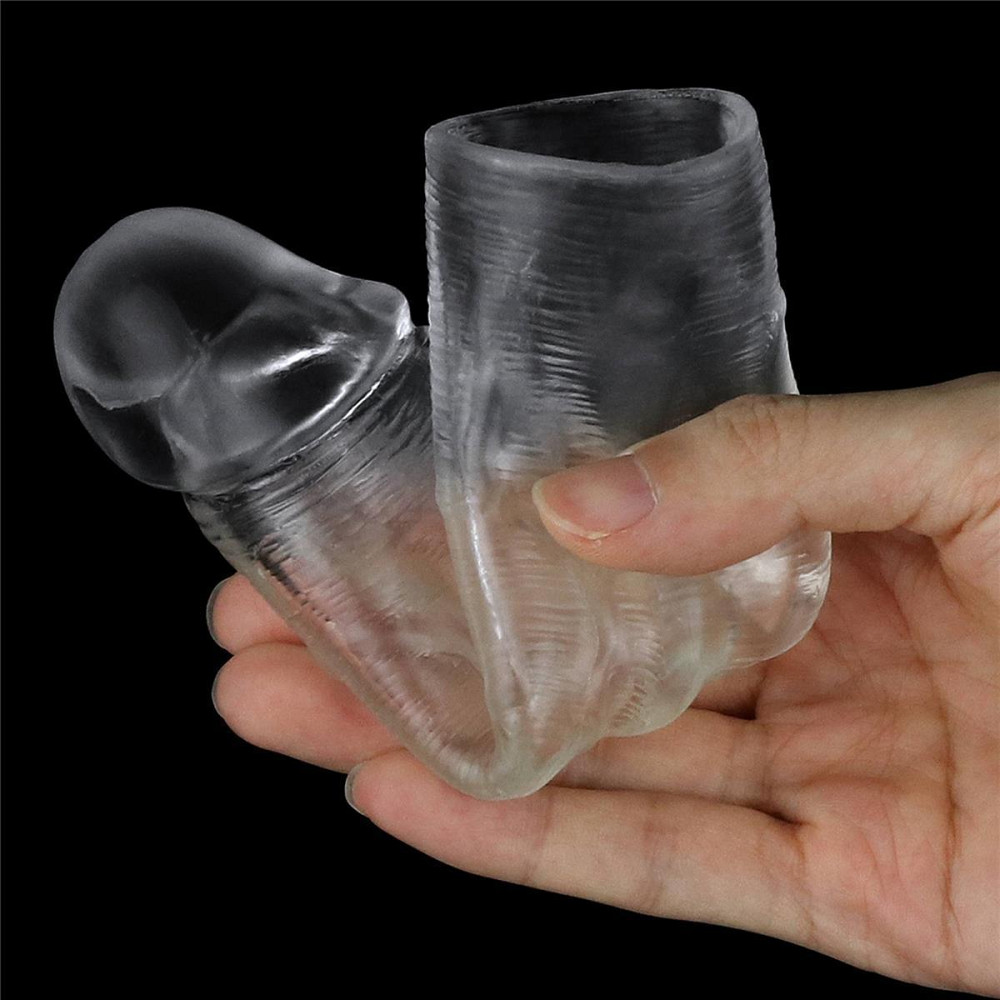 Насадка на член Flawless Clear Penis Sleeve Add 1'' Sex Aura Киев - изображение 9