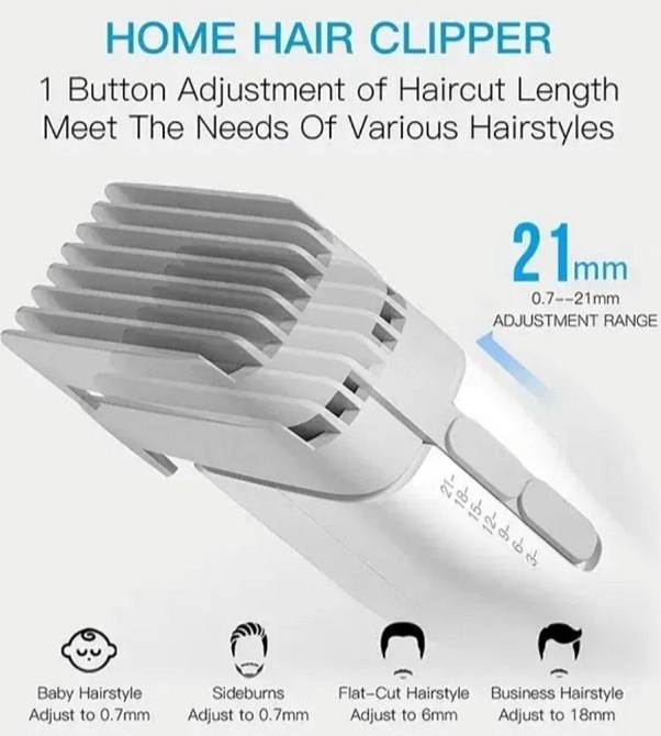 Машинка тример для стриження Xiaomi ENCHEN Boost Hair Clipper. Київ - фото 2