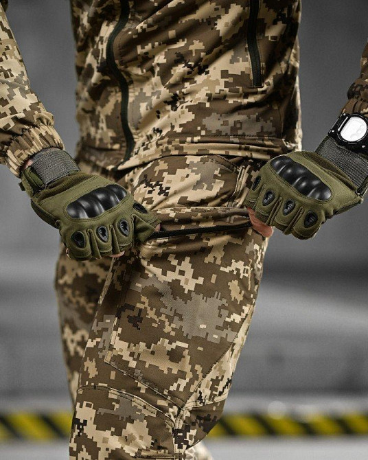 Стрейчевые тактические штаны Cambodia пиксель  НП5182 Одесса - изображение 5