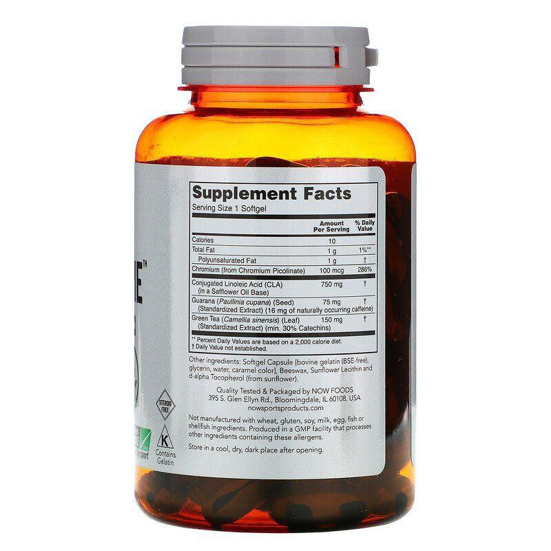 Кон'югована лінолева кислота Now Foods CLA Extreme 90 гелевих капсул Київ - фото 2