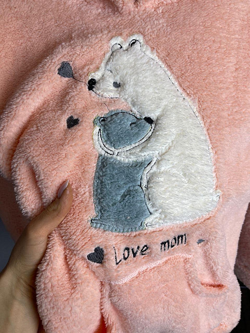 Піжама флісова жіноча Персиковий 2XL Харків - фото 3