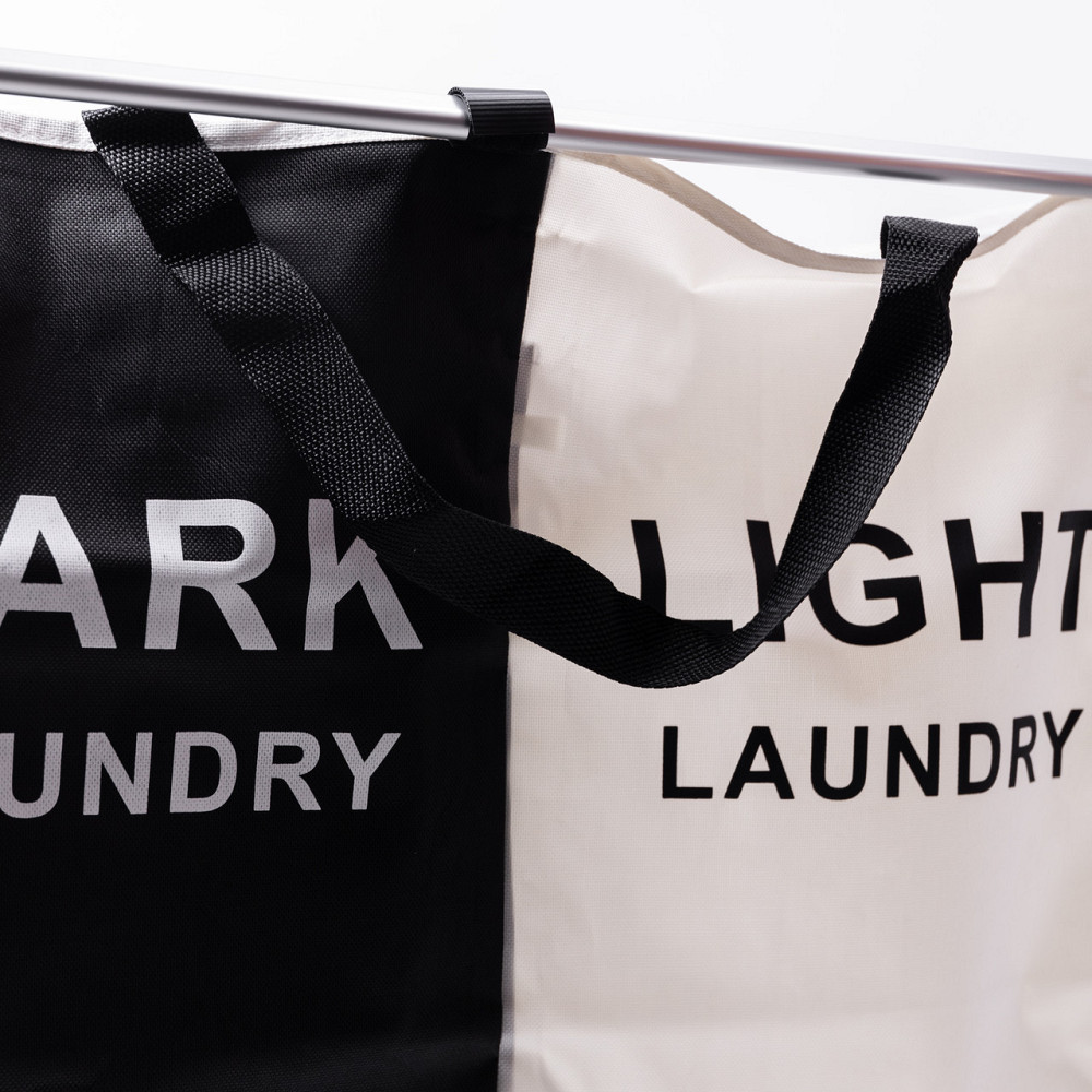 Корзина-органайзер для білизни на каркасі 60 л, 2 відділення Київ - фото 4