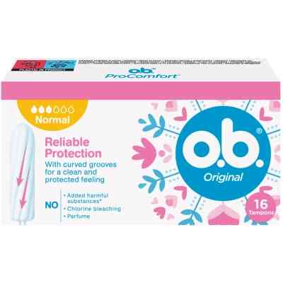 Тампоны o.b. Original Normal 16 шт. (3574660089318/3574661350134) Винница