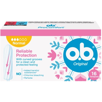 Тампоны o.b. Original Normal 16 шт. (3574660089318/3574661350134) Винница - изображение 1