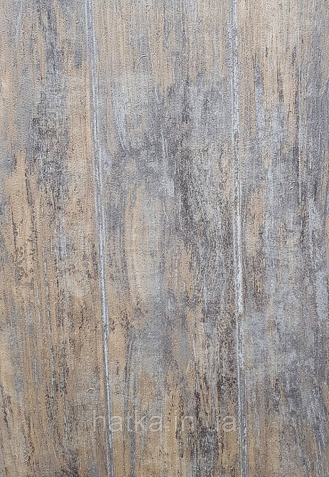 Обои винил на флизелине горячего тиснения DU&KA  Voyage1.06х10 лофт под доску структурные коричневые Киев - изображение 1