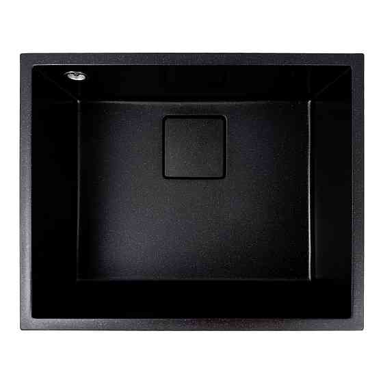 VALESO Кухонна гранітна мийка 5444 AMELI VALESO чорний металік, під стільницю Коломия