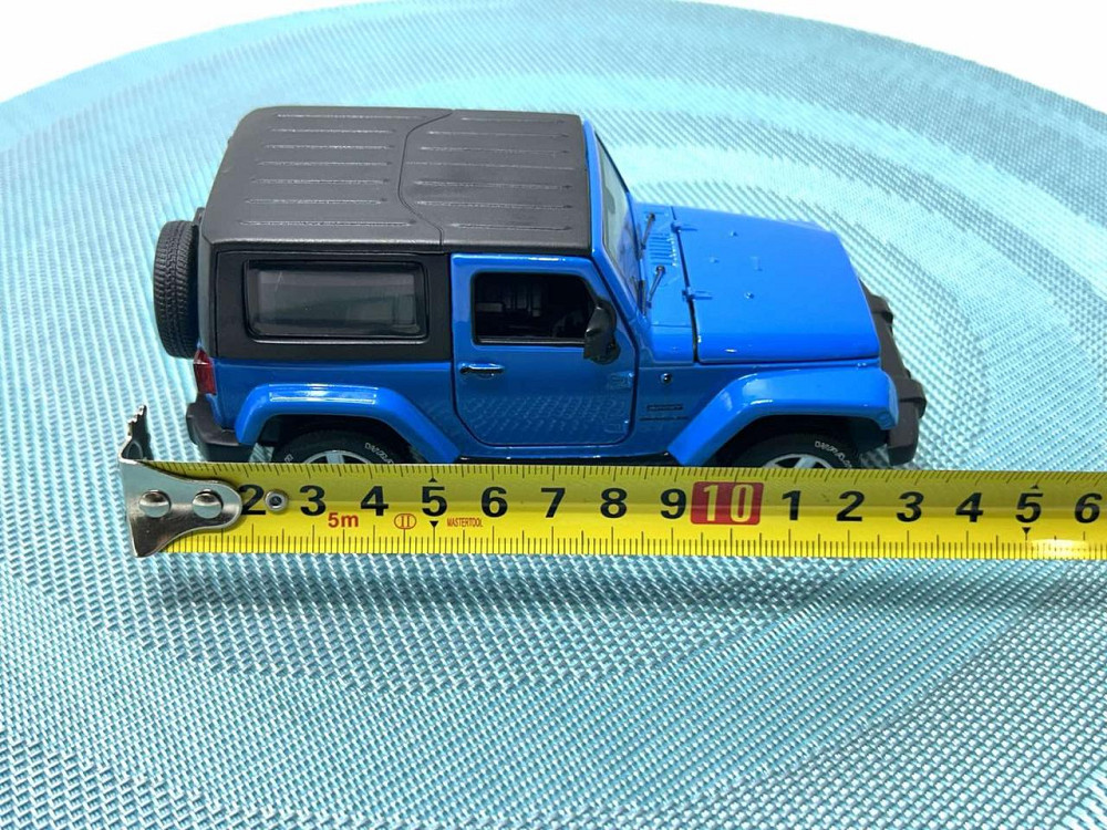 Машина металева Автопром Jeep Wrangler світло звук відчиняються двері капот 1:32 Синя (68331) Чернигов - изображение 7