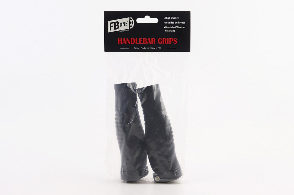 Ручки керма 140мм з затискачем Lock-On з двох сторін, ергономічні, чорні TPR-081 Киев - изображение 2