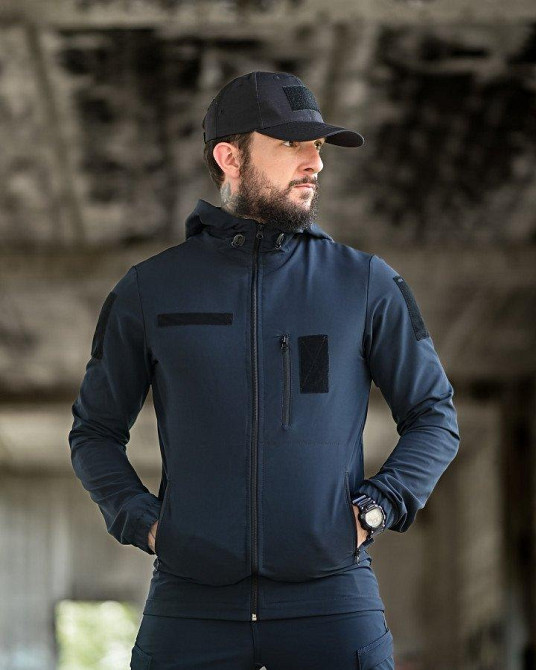 Еластичний тактичний костюм agony синій дснс НП4889 Одеса - фото 5