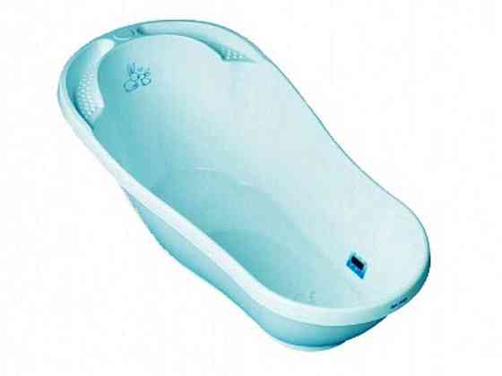 Ванна детская 92см мятный Кролик со сливом (KR-011-105, light green) ТМ TEGA Киев
