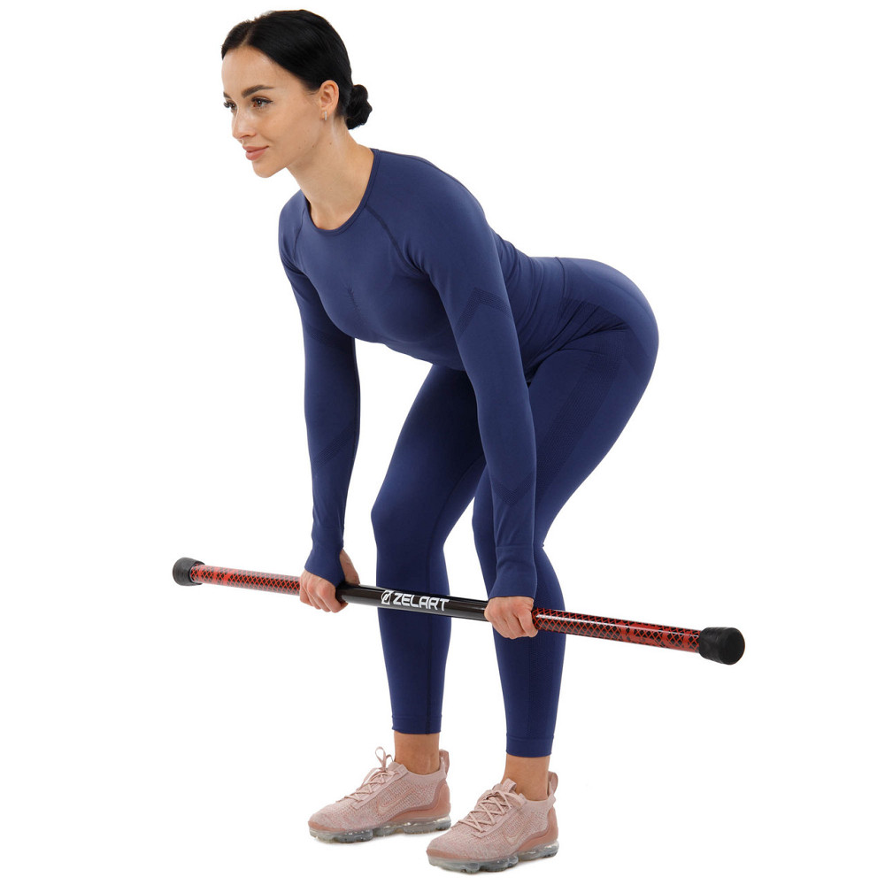 Палка гимнастическая 3-х секционная Бодибар Zelart 9994-7 вес 7 кг Киев - изображение 9