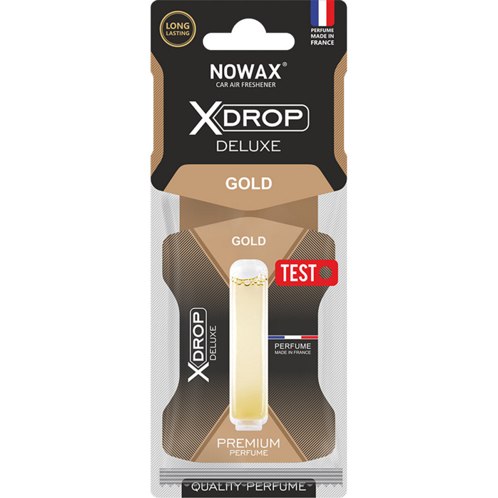 Ароматизатор целюлозний з капсулою Nowax серія X Drop Deluxe - Gold Київ - фото 1