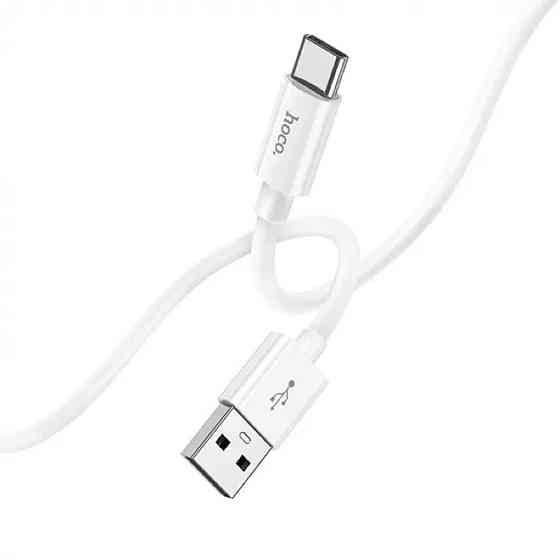 Кабель HOCO X87 Magic silicone charging data cable for Type-C White Киев