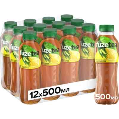 Напиток Fuzetea Чай холодный черный Со вкусом лимона и лемонграсса 500 мл (5449000235947) Винница