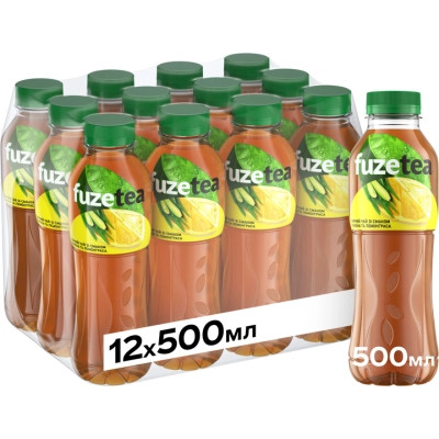 Напиток Fuzetea Чай холодный черный Со вкусом лимона и лемонграсса 500 мл (5449000235947) Винница - изображение 2